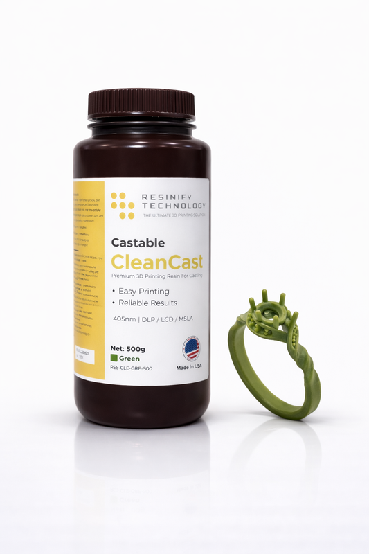CleanCast™ Nano-Wax Resin – Fast Casting, Zero Residue